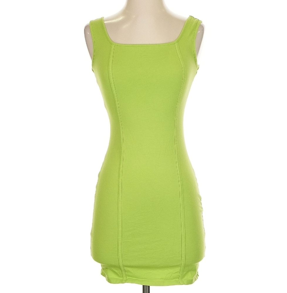 Lime Green Sleeveless Dress